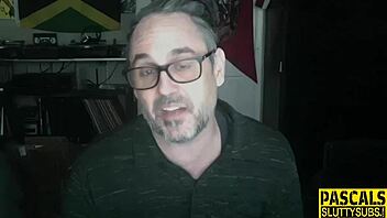 Busty Whore Bound in Bondage Throats Dick Deep