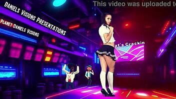 Sexy strip dance to what's cracking