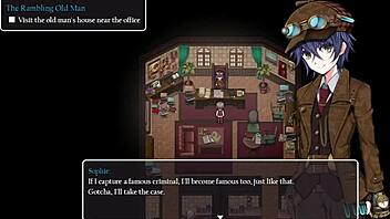 Detective Girl Stops Hot Blonde Thief in Museum.