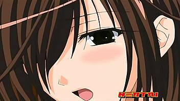 step sister and brother caught in wild hentai action