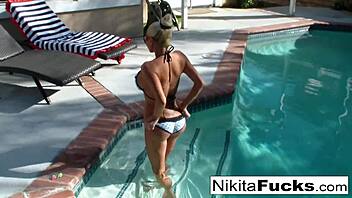 Home Movie Hand Held Masturbation Session With Hot Blonde Nikita Von James!