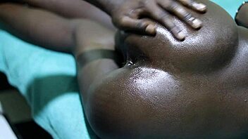 Petite teen takes deep anal from monster cock