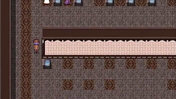 Detective Girl Stops Hot Blonde Thief in Museum.