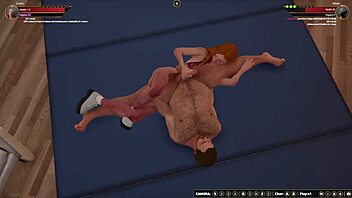 Assfucking and face sitting in a 3D game with Chelci and Ethan