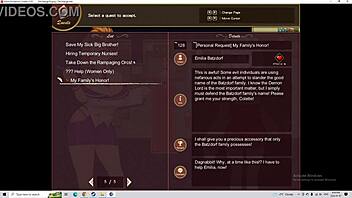 Alchemist Collette's public encounter in hentai game