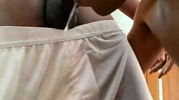 African-American men engaging in oral pleasure