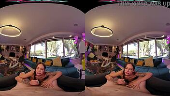 vrhush april olsen grips your cock hard