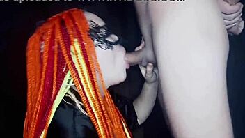 gentle blowjob ends with cum in mouth