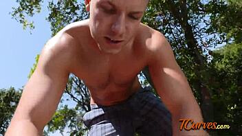 oiled interracial outdoor massage doggy ass worship