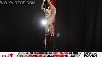 What if her boss saw this blonde teen dancing with dildo on webcam?