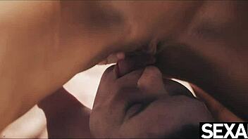 lesbian beauties have hot sweaty sex with dripping wet orgasms 😍