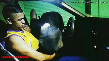 Tattooed policewoman engages in intense sex in the cargo of a loaded tanker truck
