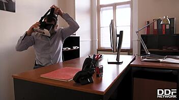 veronica clark rides clients cock in cowgirl as horny stripper