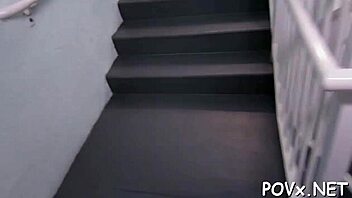 The Lustful Girl Says, 'Bend Down for My Hard Cock Sucking'