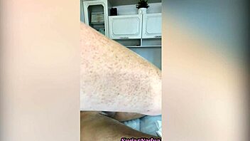 hey, watch sugarnadya remove hair from this huge penis like a pro