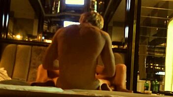 Fair-skinned teen with a voluptuous rear end indulges in her desires