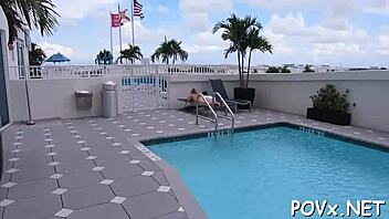 The Lustful Girl Says, 'Bend Down for My Hard Cock Sucking'