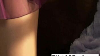 Hot Boob Lotion Sex With Brunette Babe's Big Tits And Ass