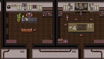 Detective Girl Stops Hot Blonde Thief in Museum.