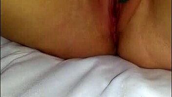 Teen with tight pussy dripping cum in Vegas