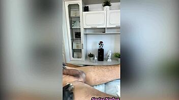 hey, watch sugarnadya remove hair from this huge penis like a pro