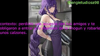 I give joi to shogun raiden in hentai anime