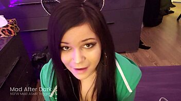 POV of a teen girlfriend giving her first blowjob