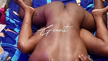 Passionate deep missionary sex with wet pussy