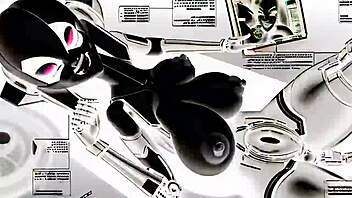 c23 robot whores partying in dystopian visuals 😈