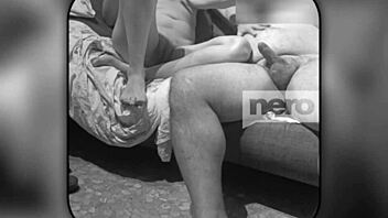 In this couple's fantasy roleplay, the escort and client engage in dirty talk while licking ass and pussy.