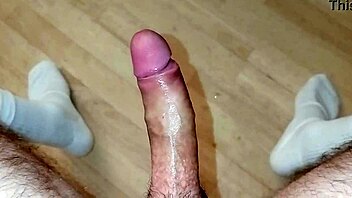 Do you like watching me masturbate and cum? It's so intense with my huge cock.