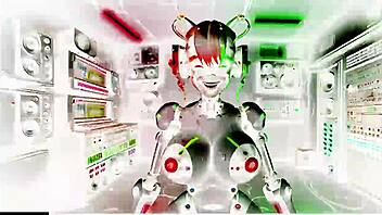 c23 robot whores partying in dystopian visuals 😈
