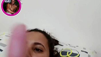 Bruna santiny struggles with monster cock