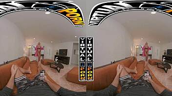 Busty blonde stepmom riding dick from your pov