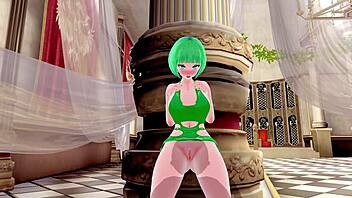 3d hentai girl with big ass and tits gets handjob