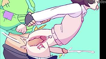 shemale prostate action in wild cartoon compilation