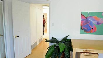 Sexy ebony model Ana Foxxx teases solo in lingerie with stunning masturbation