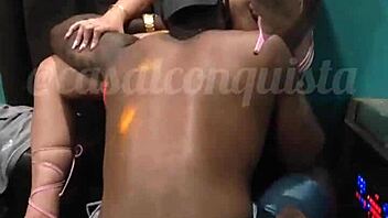 wife makes cuckold suck her pussy right away