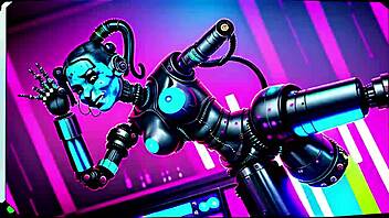 c23 robot whores partying in dystopian visuals 😈