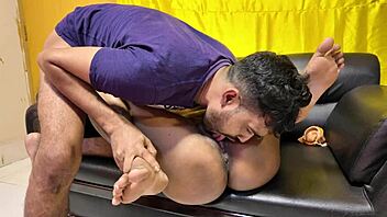 hanif and adori, hot young couple, have passionate sex with assfucking