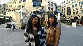 Damn! Cheating Black Lesbian MILFs Shower and Lick Pussy Clean!