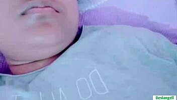 hot indian girl caught masturbating and fingering in room at night with boyfriend