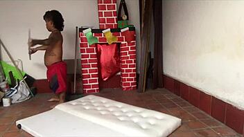 House Alone? Let's Fuck In The Patio!