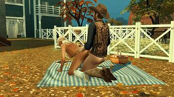 Country fair fun and naughty sex in Sims 4