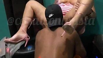 wife makes cuckold suck her pussy right away