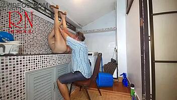 I'm the housewife gettin licked in the laundry, so submissive