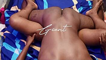 Passionate deep missionary sex with wet pussy