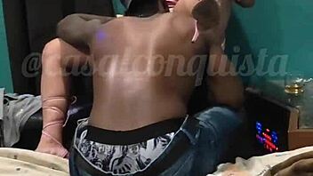 wife makes cuckold suck her pussy right away