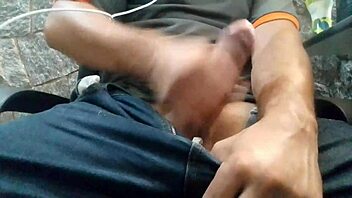 boy masturbating solo in his room