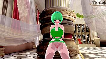 3d hentai girl with big ass and tits gets handjob